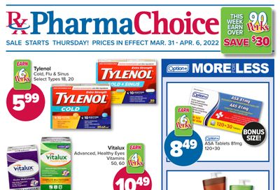 PharmaChoice Health Centre Flyer March 31 to April 6