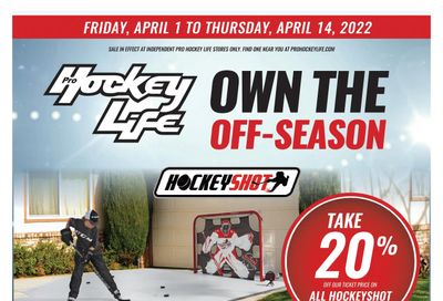 Pro Hockey Life Flyer April 1 to 14
