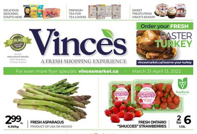Vince's Market Flyer March 31 to April 13