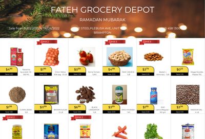 Fateh Grocery Depot Flyer March 31 to April 6