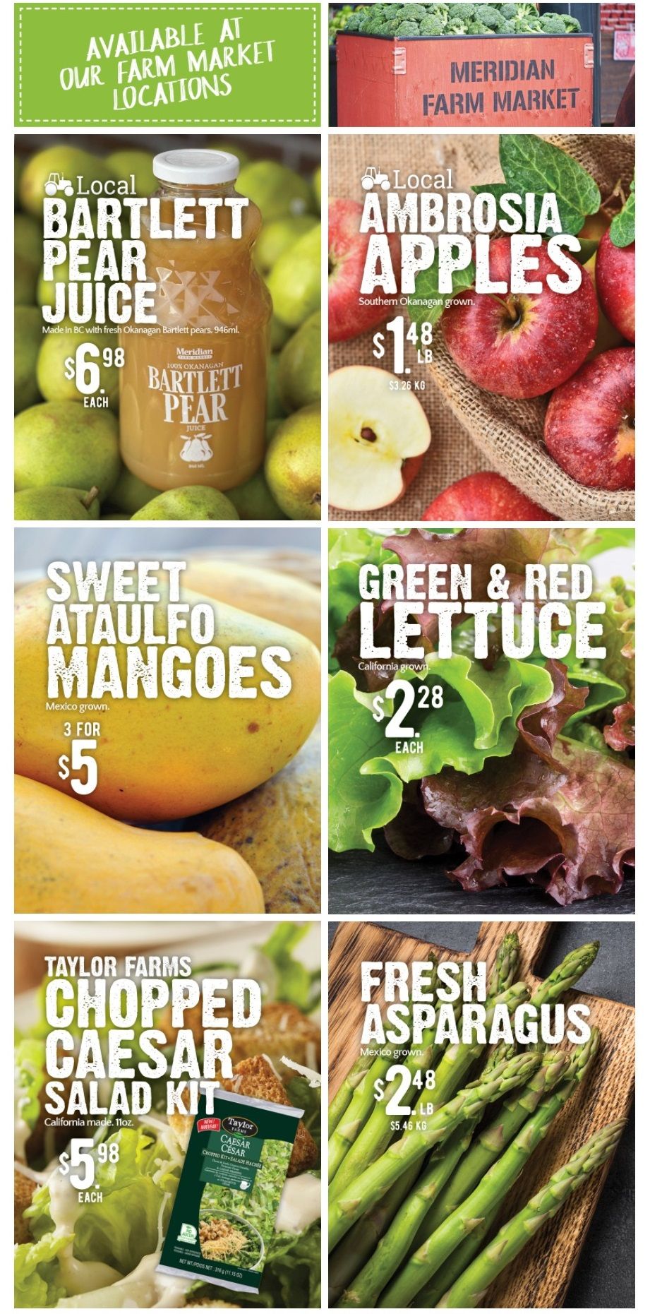 Meridian Farm Market Flyer March 31 to April 6