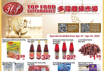Top Food Supermarket Flyer April 1 to 7