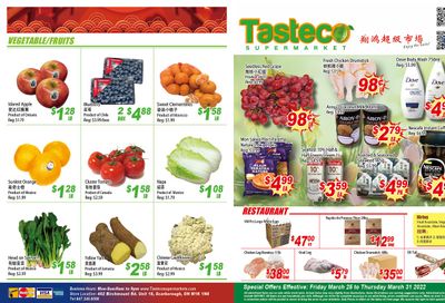 Tasteco Supermarket Flyer March 25 to 31