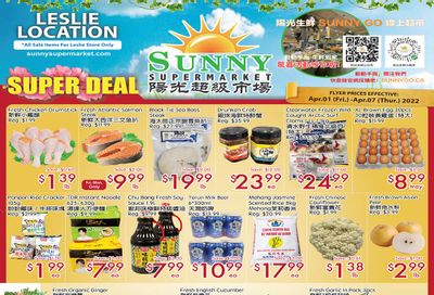 Sunny Supermarket (Leslie) Flyer April 1 to 7
