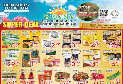 Sunny Foodmart (Don Mills) Flyer April 1 to 7