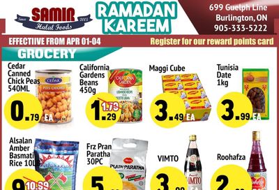 Samir Supermarket Flyer April 1 to 4