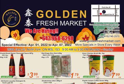 Golden Fresh Market Flyer April 1 to 7