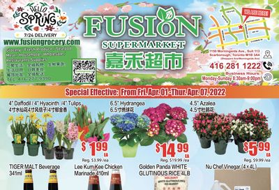 Fusion Supermarket Flyer April 1 to 7