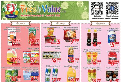 Fresh Value Flyer April 1 to 7