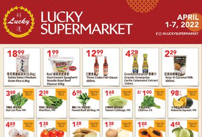 Lucky Supermarket (Calgary) Flyer April 1 to 7
