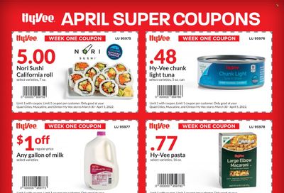 Hy-Vee (IA, IL, MN, MO, SD) Weekly Ad Flyer April 1 to April 8