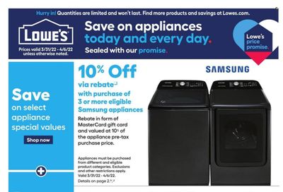 Lowe's Weekly Ad Flyer April 1 to April 8