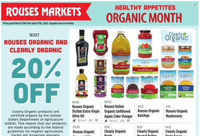 Rouses Markets (AL, LA, MS) Weekly Ad Flyer April 1 to April 8