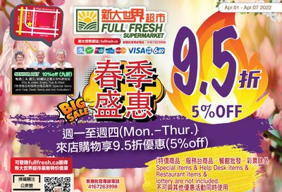 Full Fresh Supermarket Flyer April 1 to 7