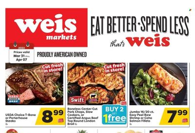 Weis (MD, NY, PA) Weekly Ad Flyer April 1 to April 8