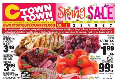 C-Town (CT, FL, MA, NJ, NY, PA) Weekly Ad Flyer April 1 to April 8