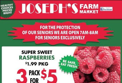 Joseph's Farm Market Flyer March 28 to 31