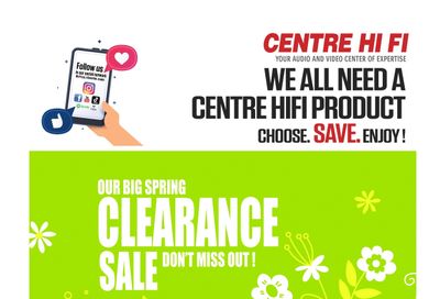 Centre Hi-Fi Flyer April 1 to 7