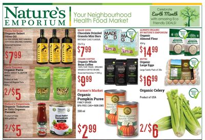 Nature's Emporium Flyer April 1 to 21