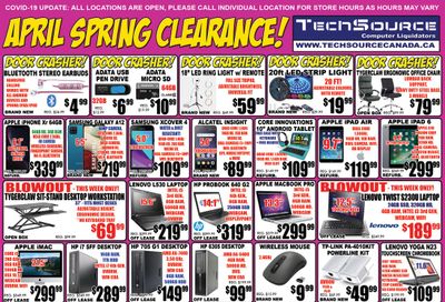 TechSource Flyer April 1 to 28
