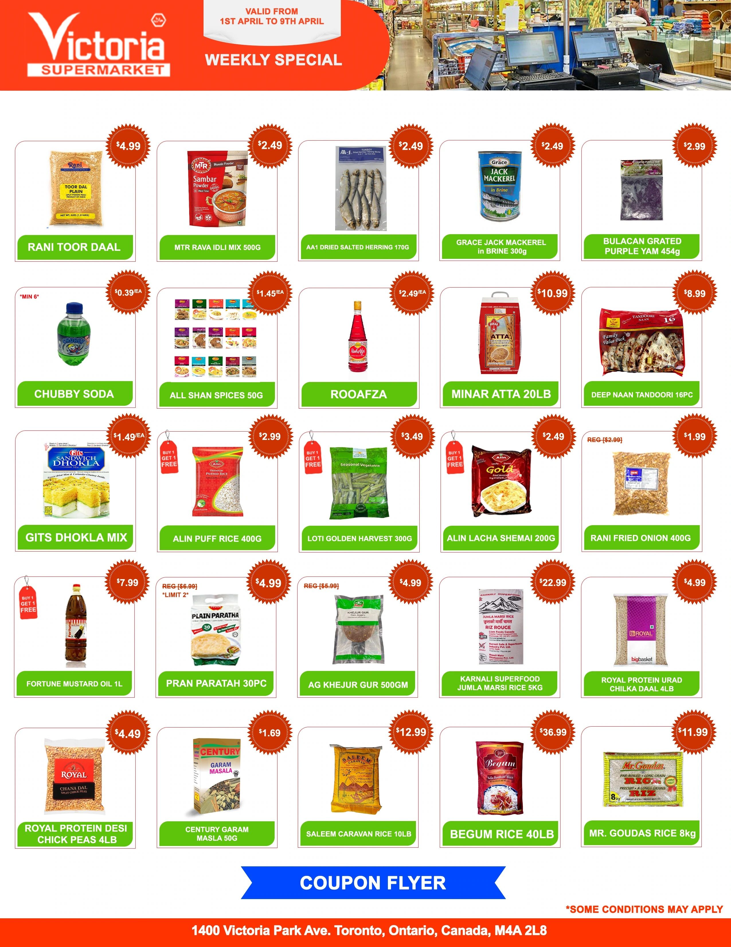 Victoria Supermarket Flyer April 1 to 9