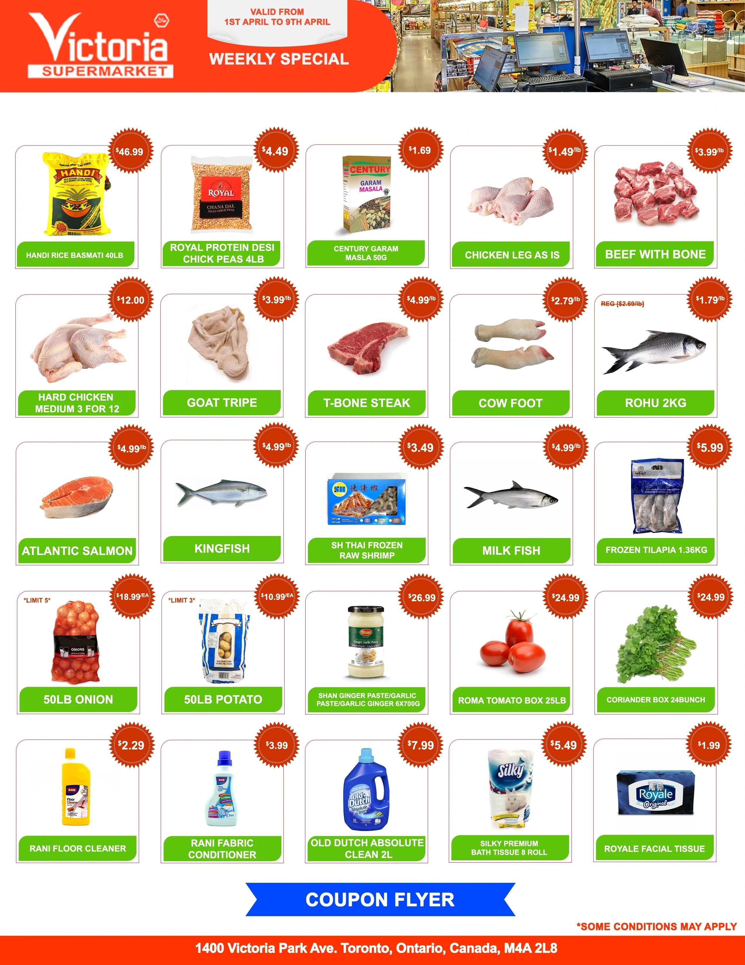 Victoria Supermarket Flyer April 1 to 9