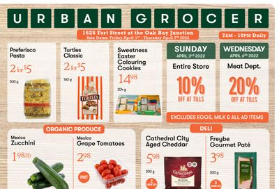 Urban Grocer Flyer April 1 to 7