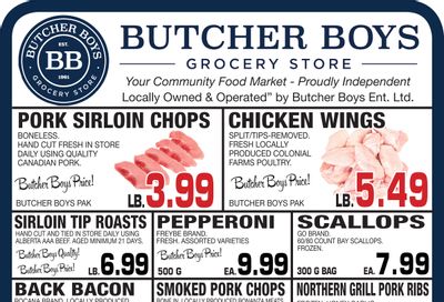 Butcher Boys Grocery Store Flyer April 1 to 7