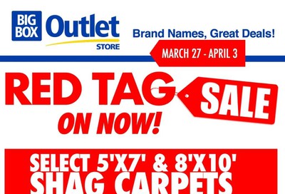 Big Box Outlet Store Flyer March 27 to April 3