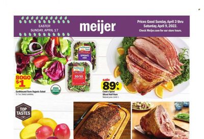 Meijer (IN) Weekly Ad Flyer April 3 to April 10