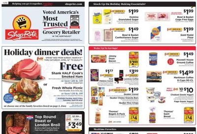 ShopRite (CT, DE, MD, NJ, NY, PA) Weekly Ad Flyer April 3 to April 10