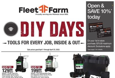 Fleet Farm (IA, MN, ND, WI) Weekly Ad Flyer April 3 to April 10