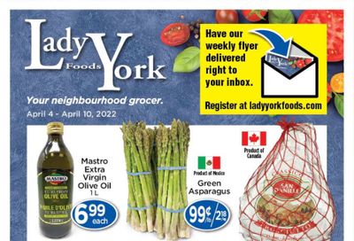 Lady York Foods Flyer April 4 to 10