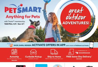 PetSmart Flyer April 4 to May 1