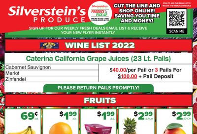 Silverstein's Produce Flyer April 5 to 9