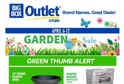 Big Box Outlet Store Flyer April 6 to 12