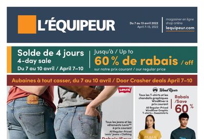 L'Équipeur Flyer April 7 to 13