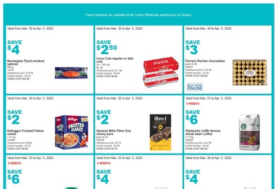 Costco (QC) Weekly Savings March 30 to April 5