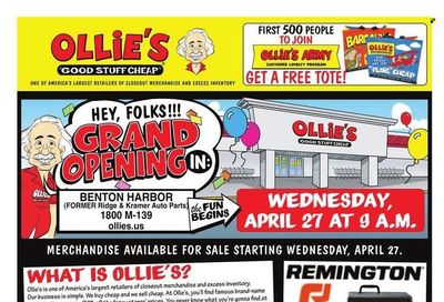 Ollie's Bargain Outlet Weekly Ad Flyer April 6 to April 13