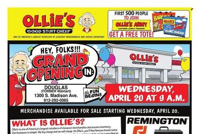 Ollie's Bargain Outlet Weekly Ad Flyer April 6 to April 13