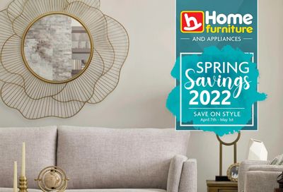 Home Furniture (ON) Spring Savings 2022 Flyer April 7 to May 1