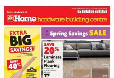 Home Hardware Building Centre (BC) Flyer April 7 to 13