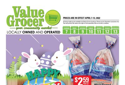 Value Grocer Flyer April 7 to 13