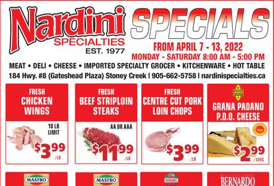 Nardini Specialties Flyer April 7 to 13
