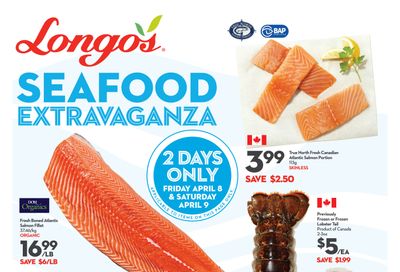 Longo's Seafood Extravaganza Flyer April 8 and 9