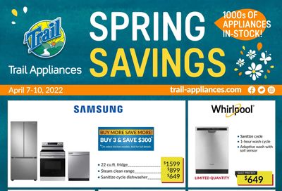 Trail Appliances (AB & SK) Flyer April 7 to 10