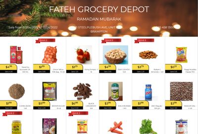 Fateh Grocery Depot Flyer April 7 to 13