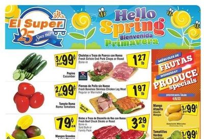 El Super (CA, NM, NV, TX) Weekly Ad Flyer April 7 to April 14