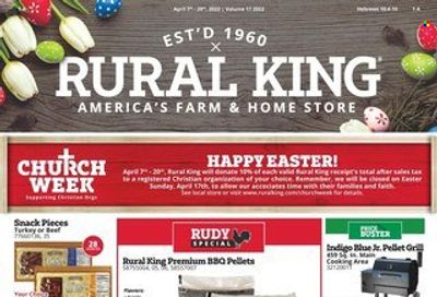 Rural King Weekly Ad Flyer April 7 to April 14