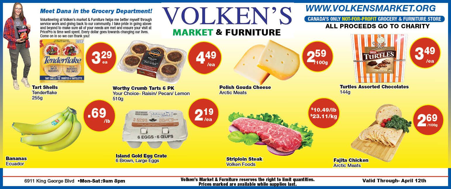 Volken's Market & Furniture Flyer April 6 to 12